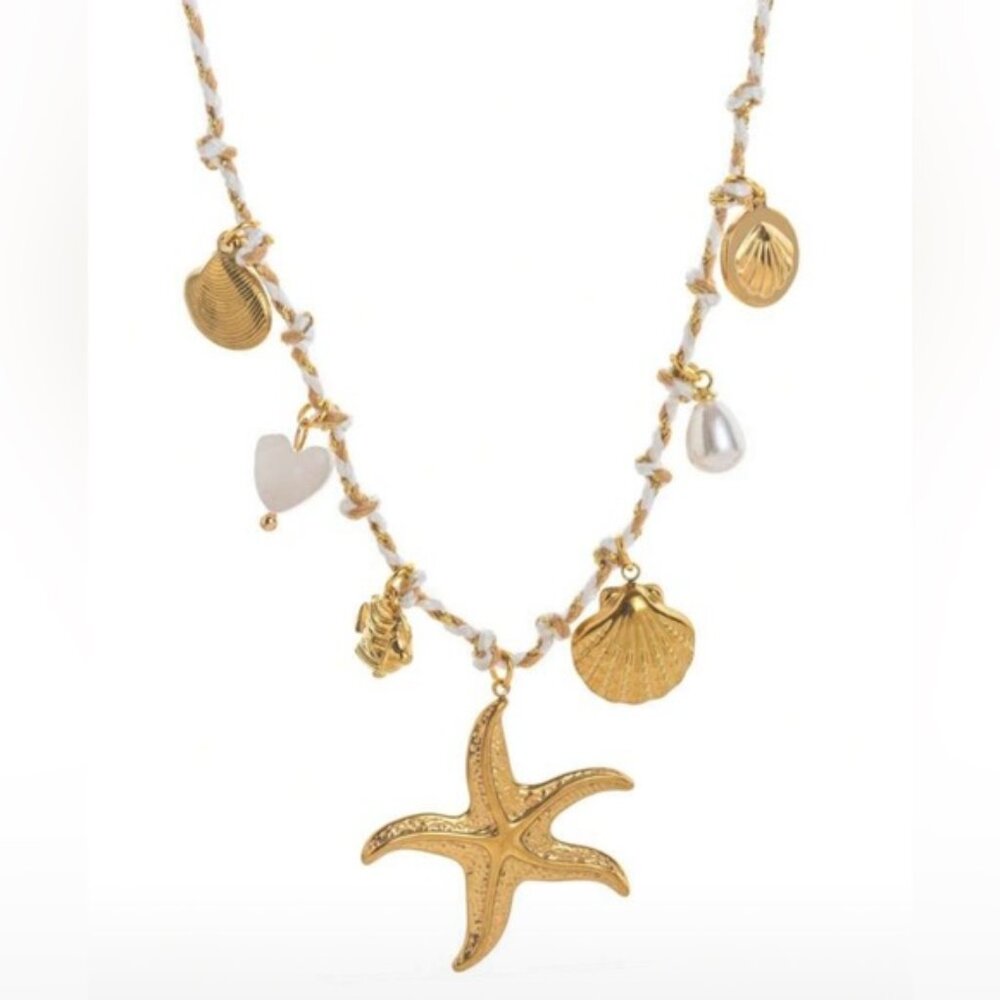 Boho Starfish Necklace N1696